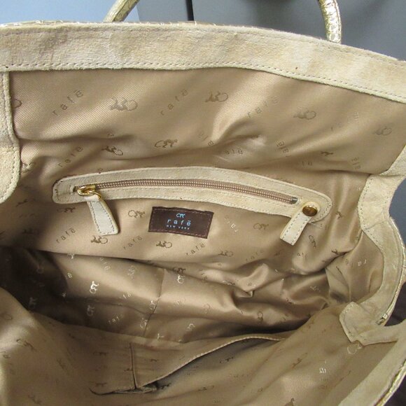 RAFE golden Leather Women's Genuine HandBag with dust bag - Picture 8 of 13